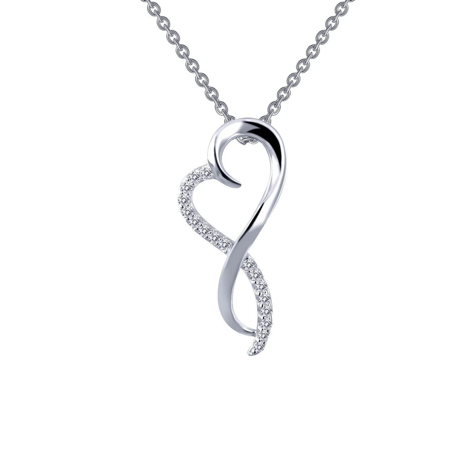 Lafonn | Infinity Heart Pendant Necklace | 0.17ct
