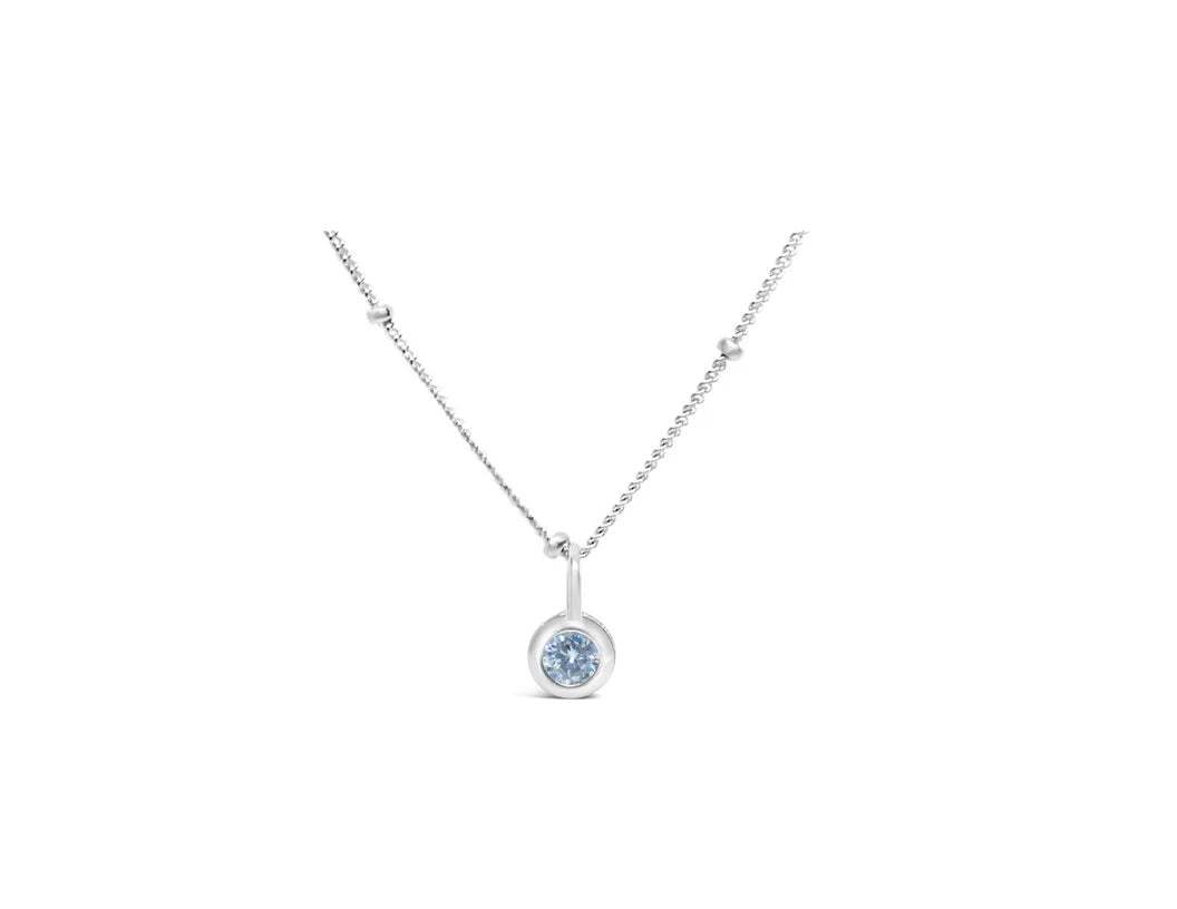 Stia | CZ Bezel Necklace