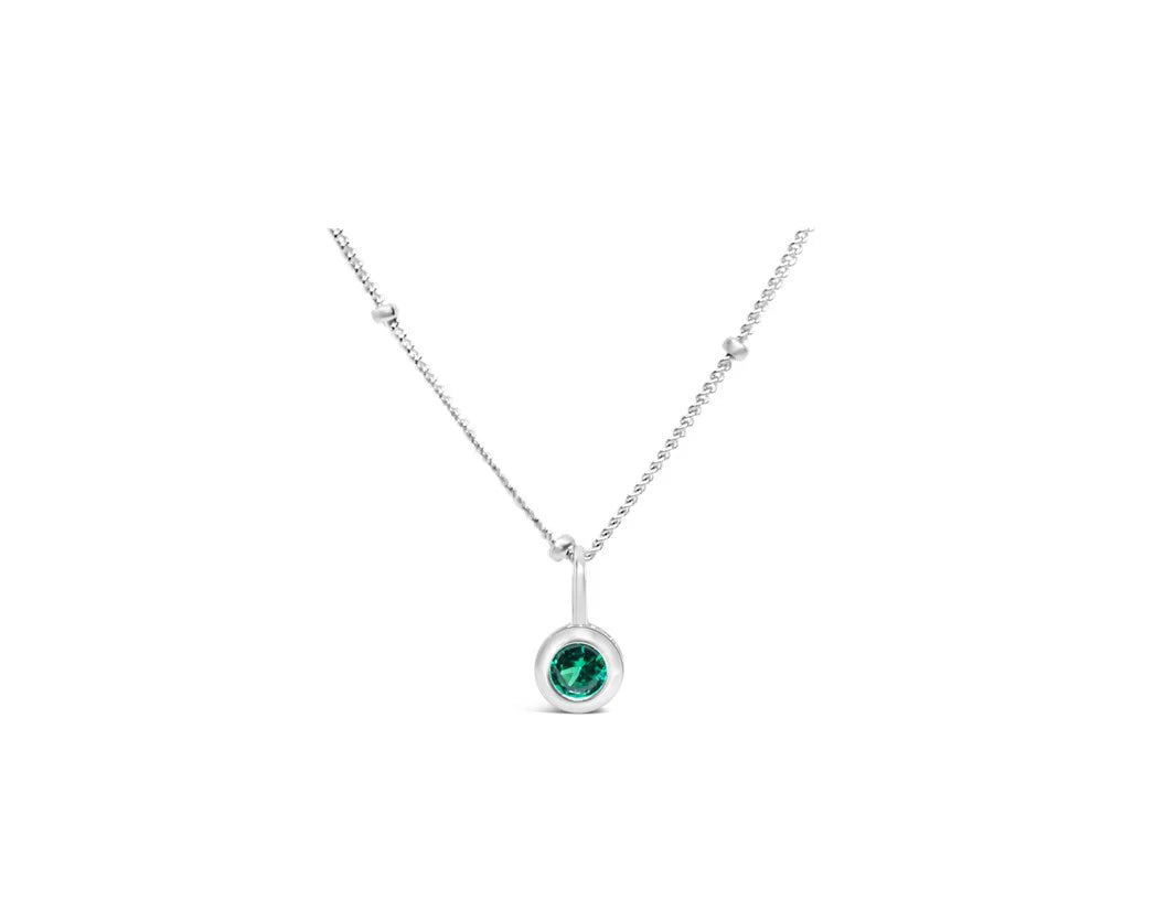 Stia | CZ Bezel Necklace