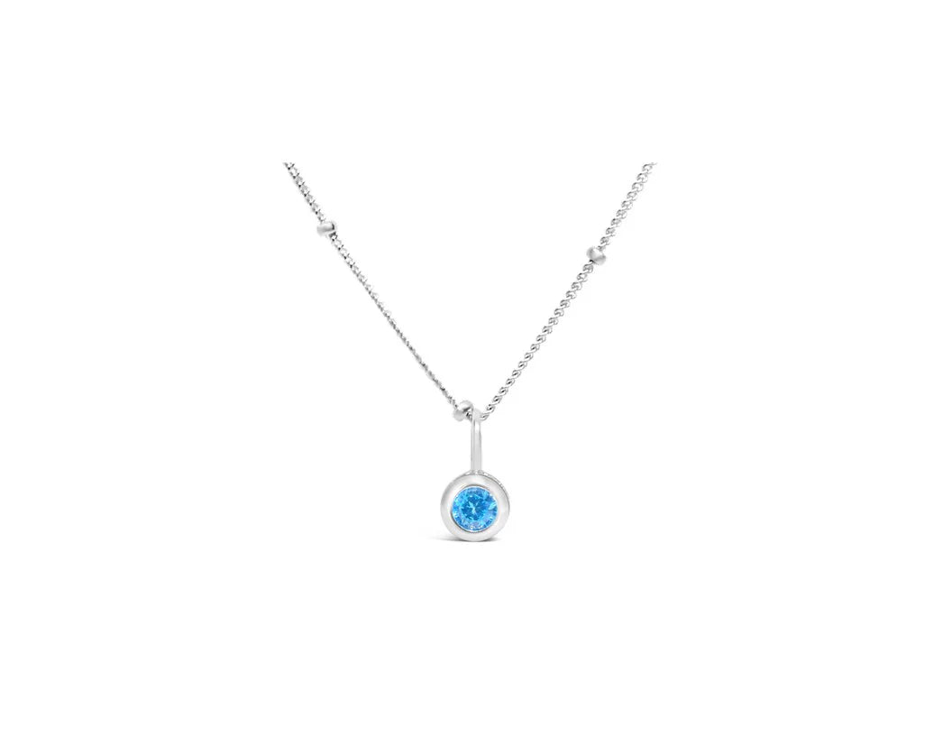 Stia | CZ Bezel Necklace