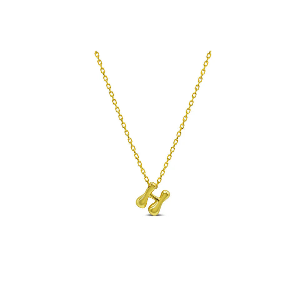 Stia | Bubble Lovable Letter Necklace