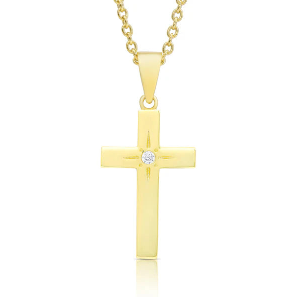 Lily Nily | Cross Necklace with Cubic Zirconia