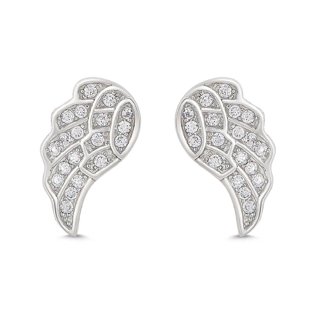 Angel Wings Stud Earrings