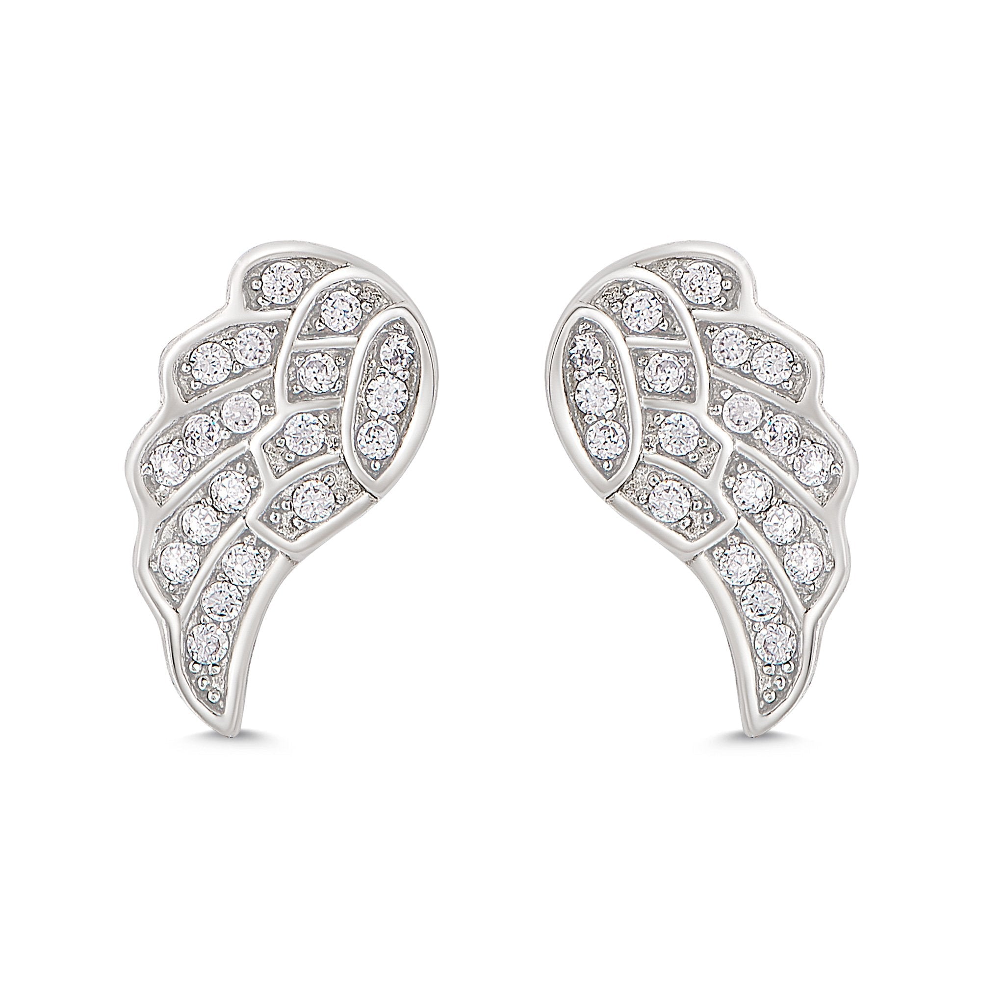Angel Wings Stud Earrings