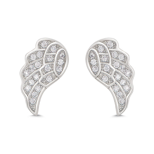 Angel Wings Stud Earrings