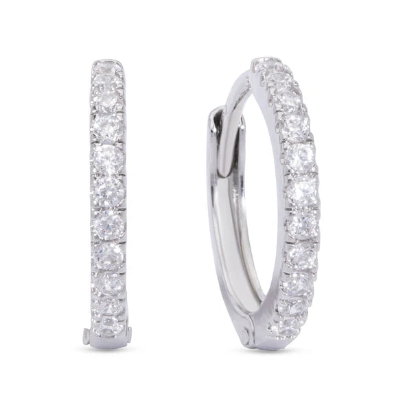 Lily Nily | CZ Hinged Hoop Earrings