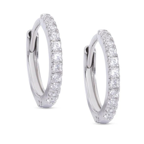 Lily Nily | CZ Hinged Hoop Earrings
