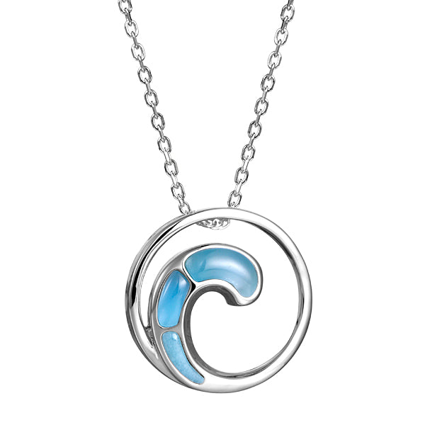 Alamea | Larimar Wave Pendant