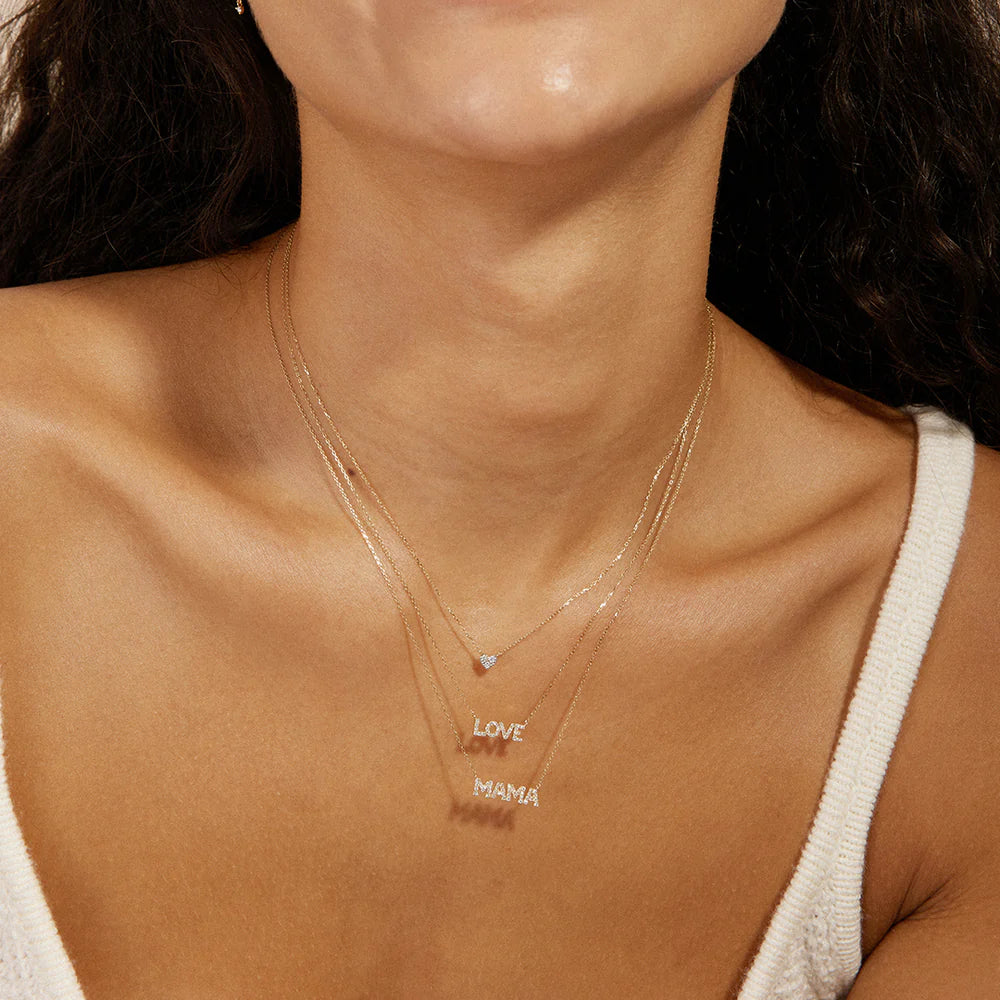 Aurelie Gi |Sophie | Diamond Heart Necklace 0.045 carat