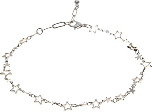 Rain Jewelry | Silver Link Stars Anklet