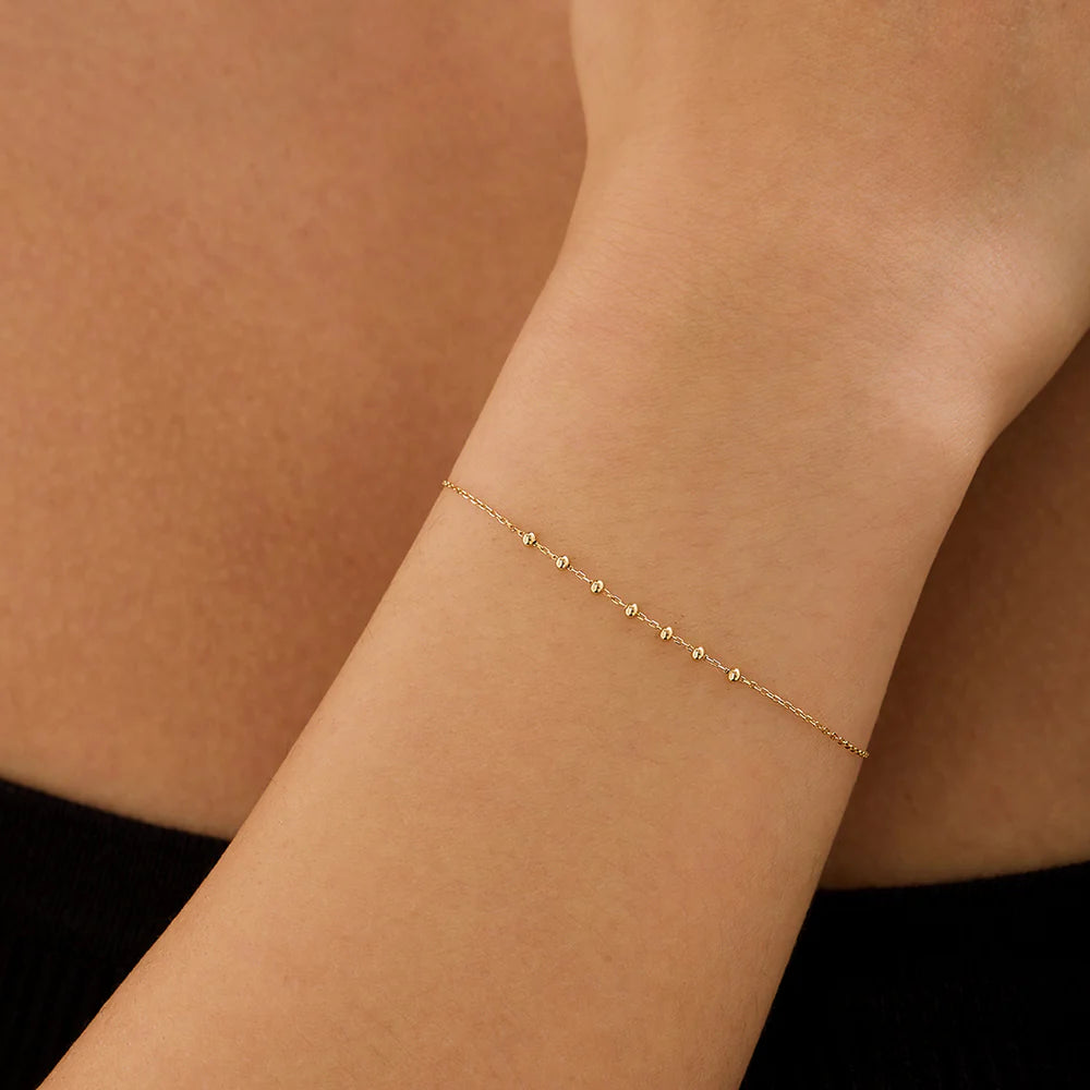 Aurelie Gi | Aster | 14k Gold Beaded Bracelet