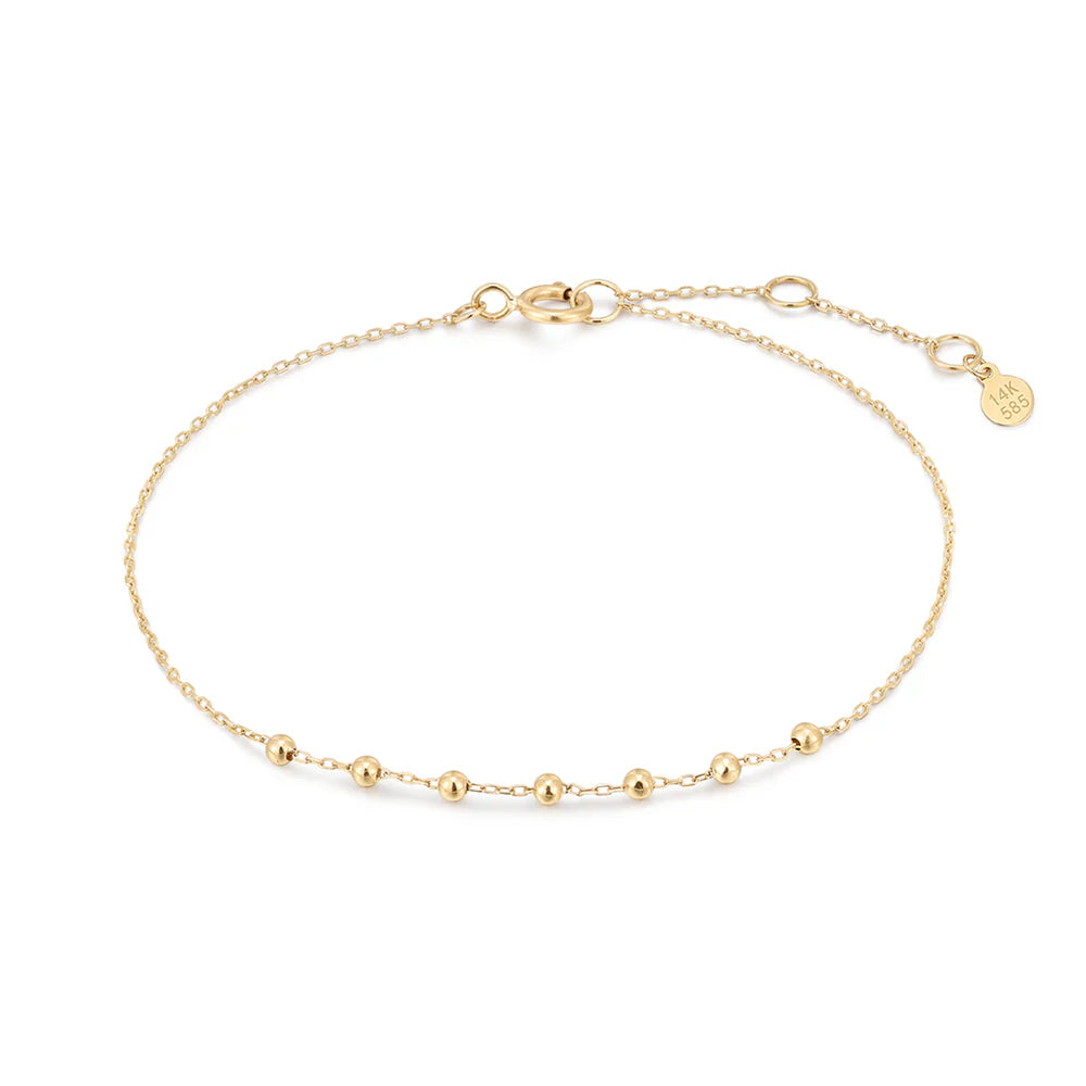 Aurelie Gi | Aster | 14k Gold Beaded Bracelet