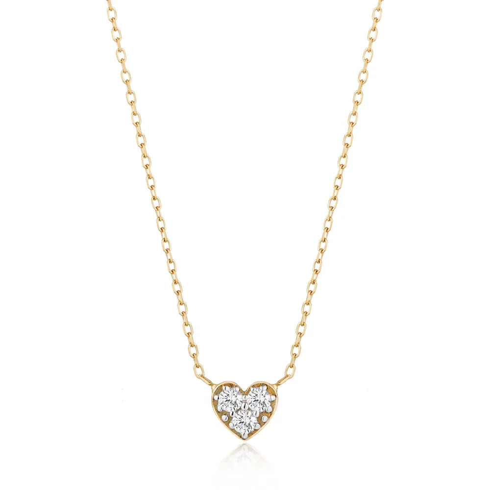Aurelie Gi |Sophie | Diamond Heart Necklace 0.045 carat