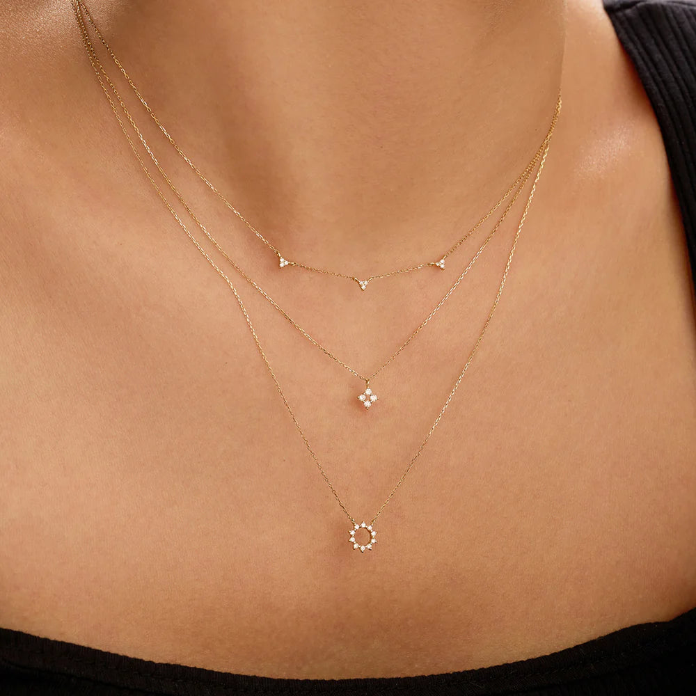 Aurelie Gi | Paige | Natural Diamond Necklace 0.08ct