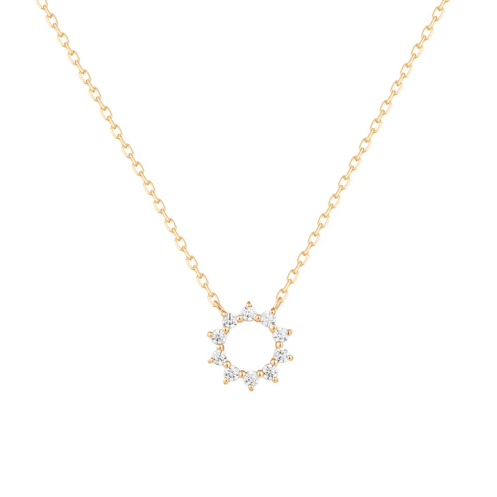 Aurelie Gi | Paige | Natural Diamond Necklace 0.08ct