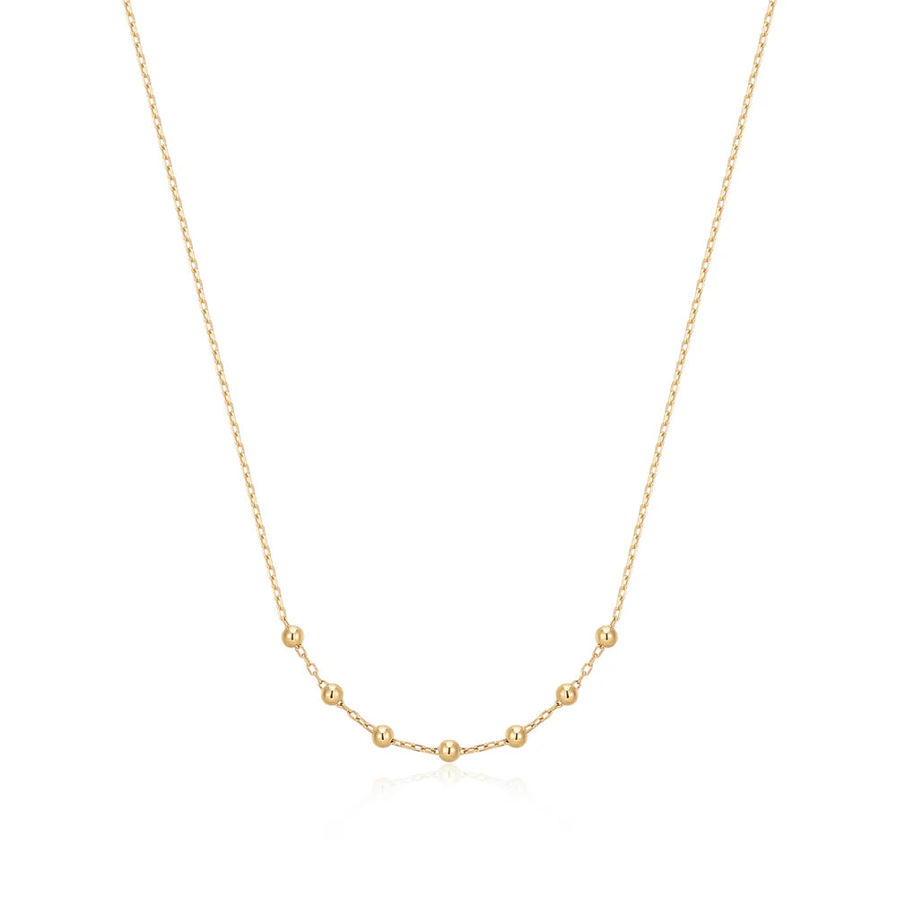 Aurelie Gi | Erica | 14k Gold Beaded Necklace