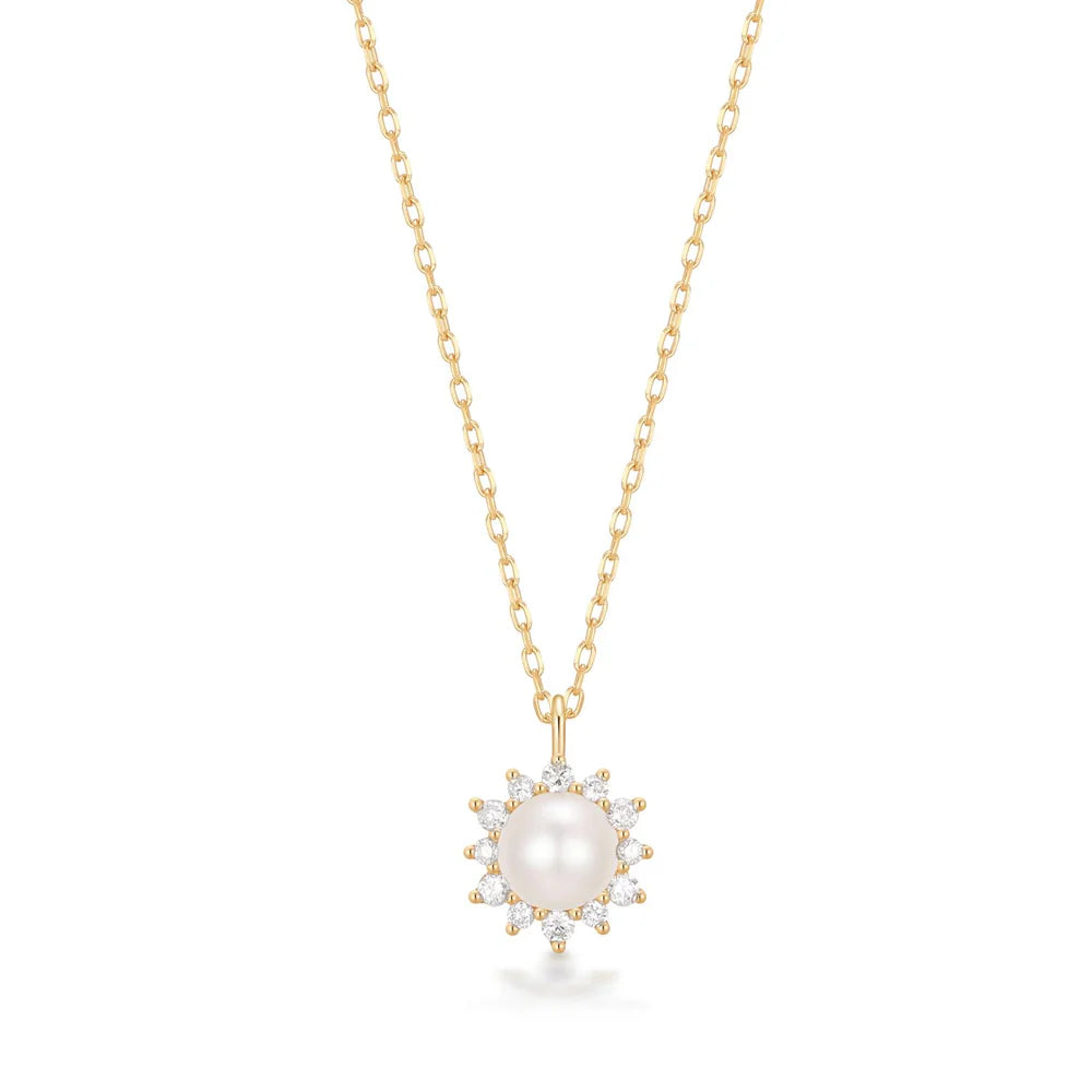Aurelie Gi | Lisette | Lab Grown Diamond Accent Necklace 0.06ct