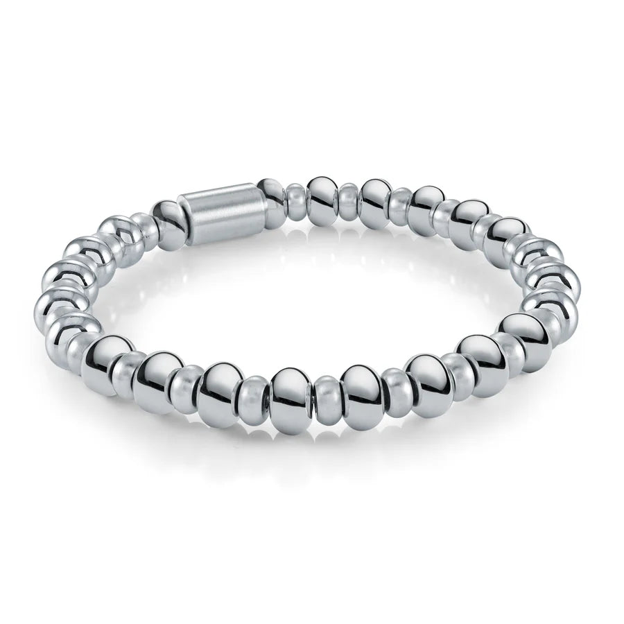 Italgem | Steel Beads Retro Stretch Bracelet