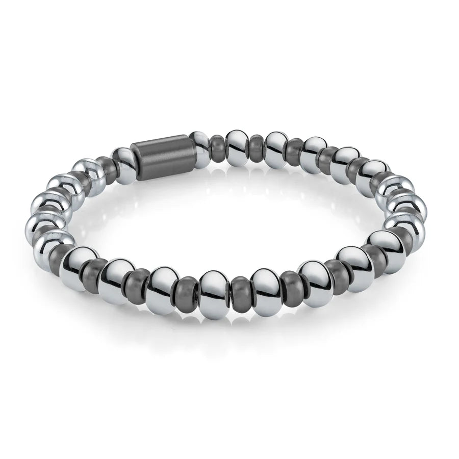 Italgem | Steel Beads Retro Stretch Bracelet