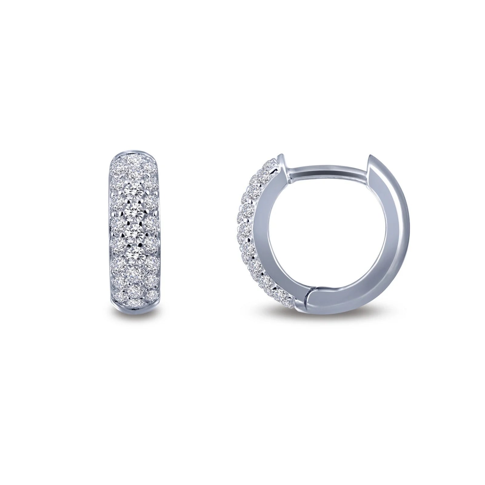 Lafonn | 3-Row Huggie Hoop Earrings