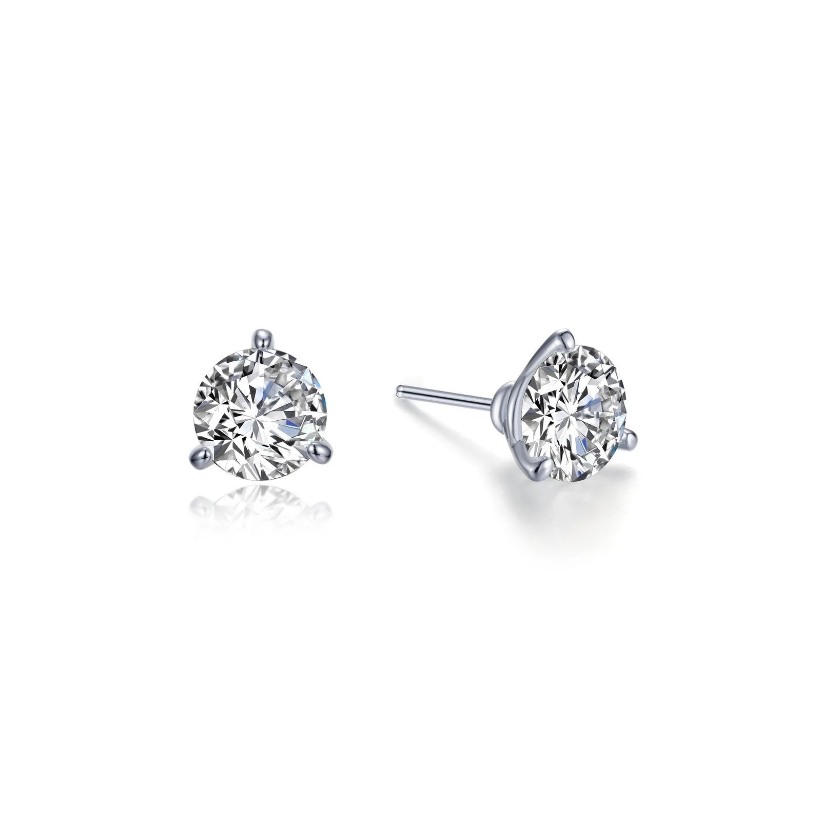 Lafonn | 1 CTW 3 Prong Martini Stud Earrings