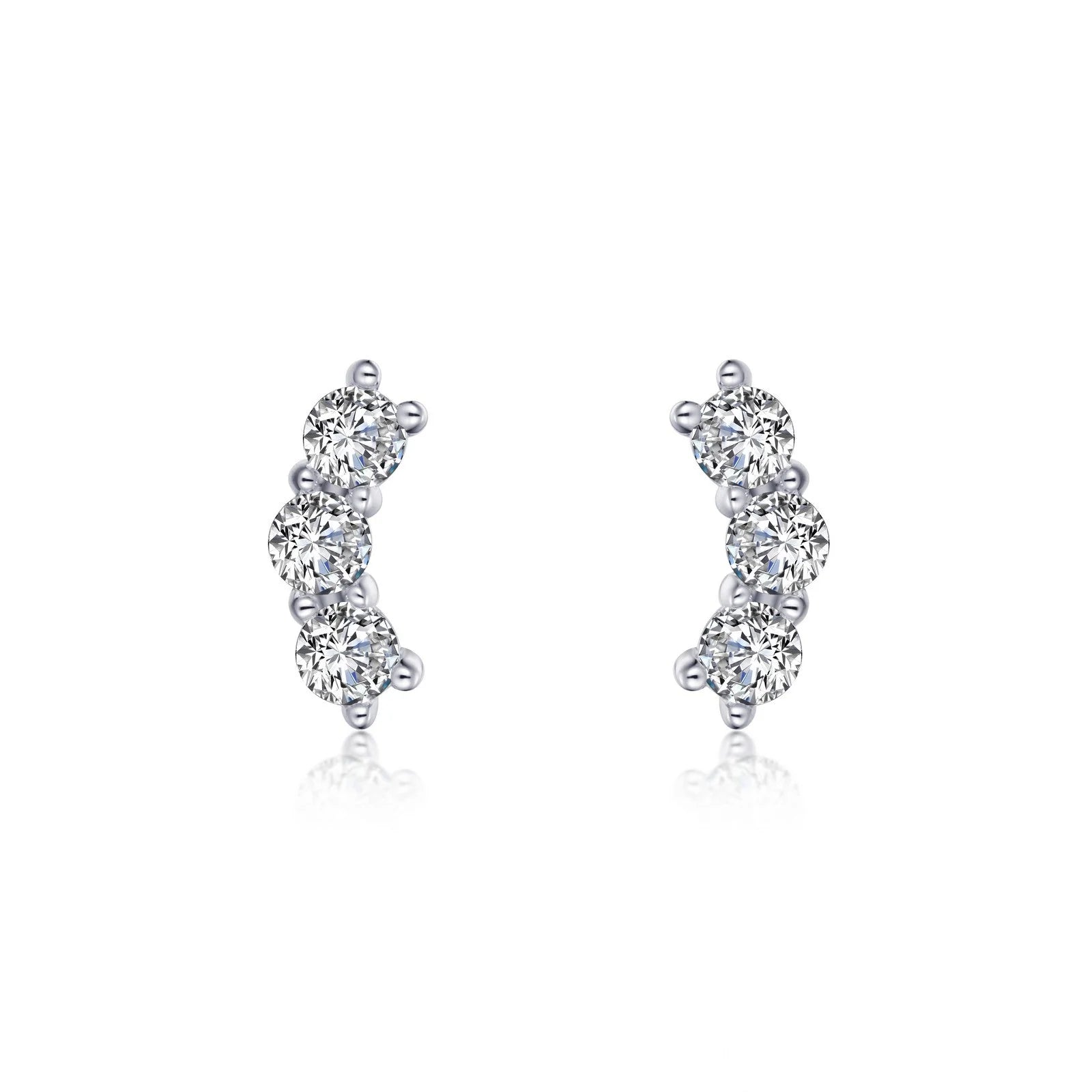 Lafonn | 3-Stone Stud Earrings