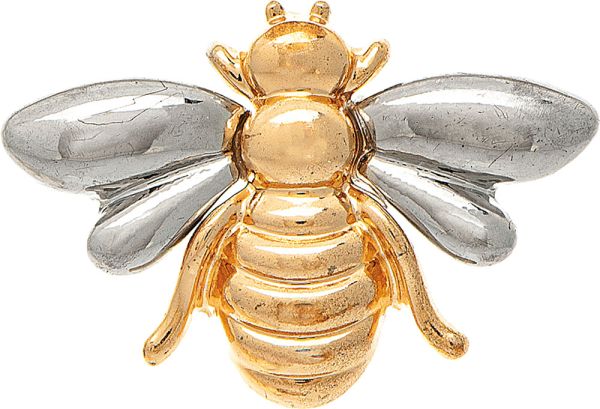 Rain Jewelry | Two-Tone Little Busy Bee Post Earrings