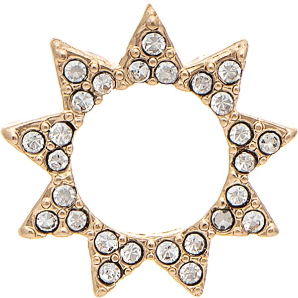 Crystal Sunburst Post Earrings
