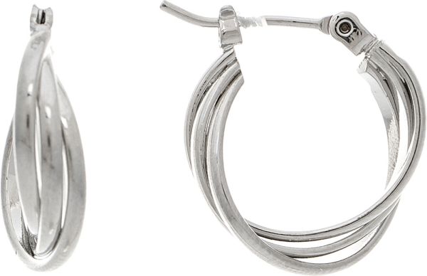 Rain Jewelry | 14k Plated Hypoallergenic Twist Wire .50" Hoop Earring