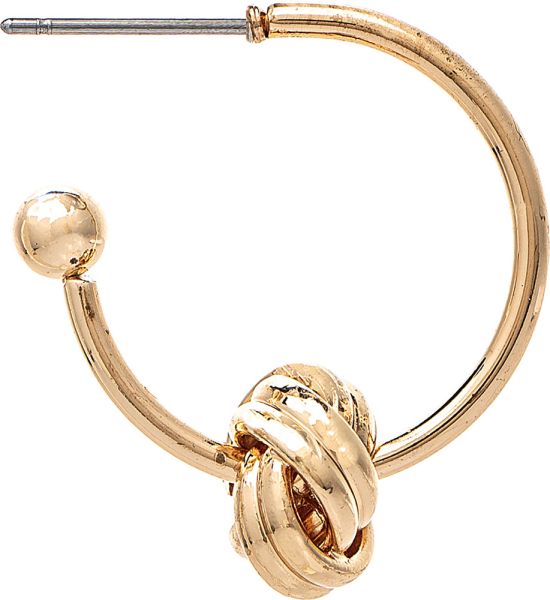 Rain Jewelry | Love Knot Bead Post Hoop Earrings