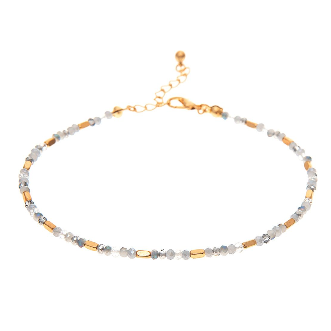 Rain Jewelry | Beaded Anklet with Lobster Clasp
