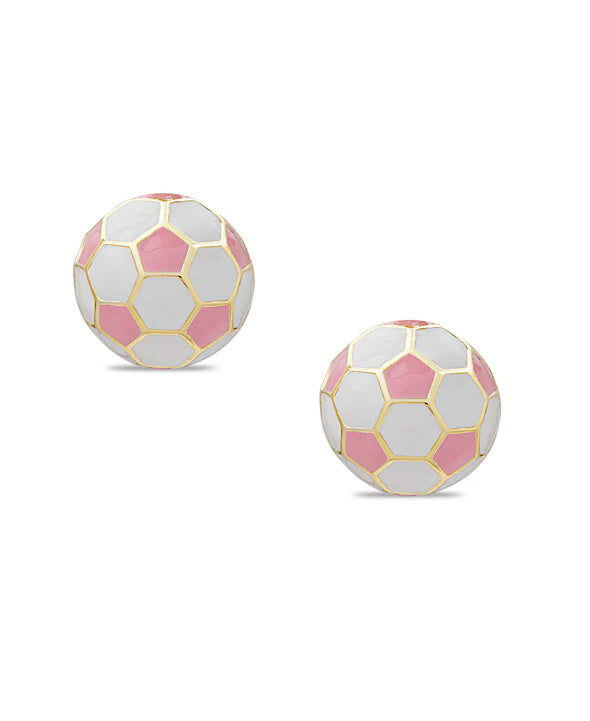 Lily Nily | 3D Soccer Ball Stud Earrings