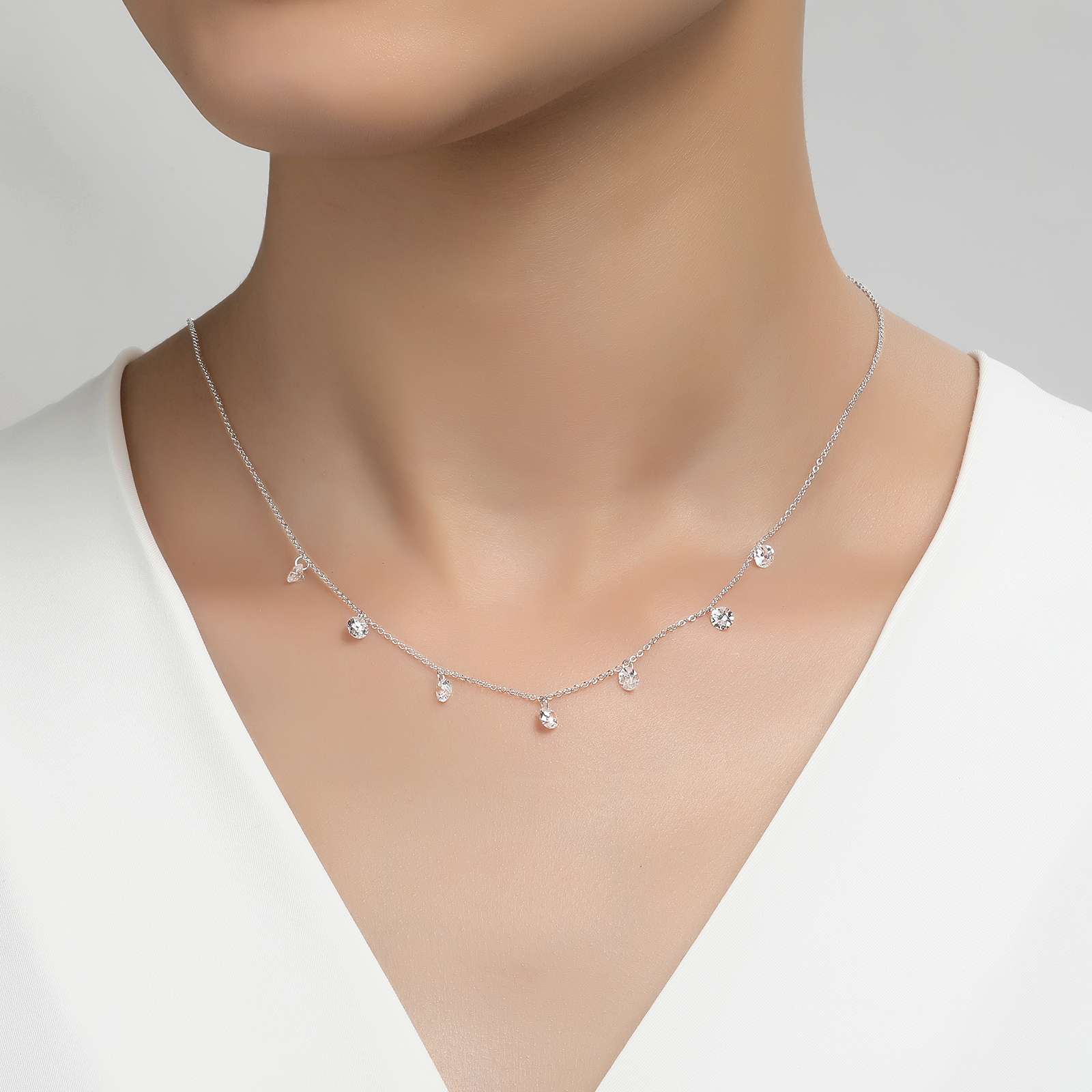 Lafonn | Frameless Raindrop Necklace | 1.75ct