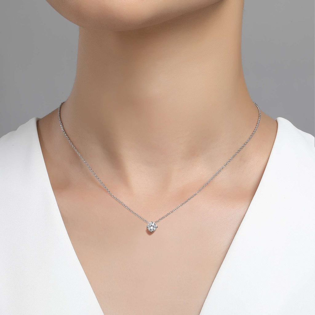 Solitaire Necklace 0.9ct