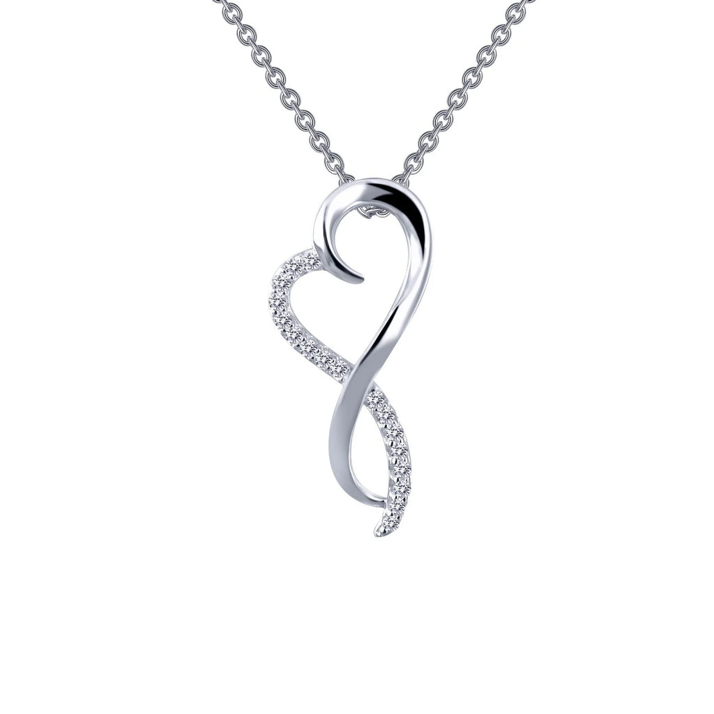 Lafonn | Infinity Heart Pendant Necklace | 0.17ct