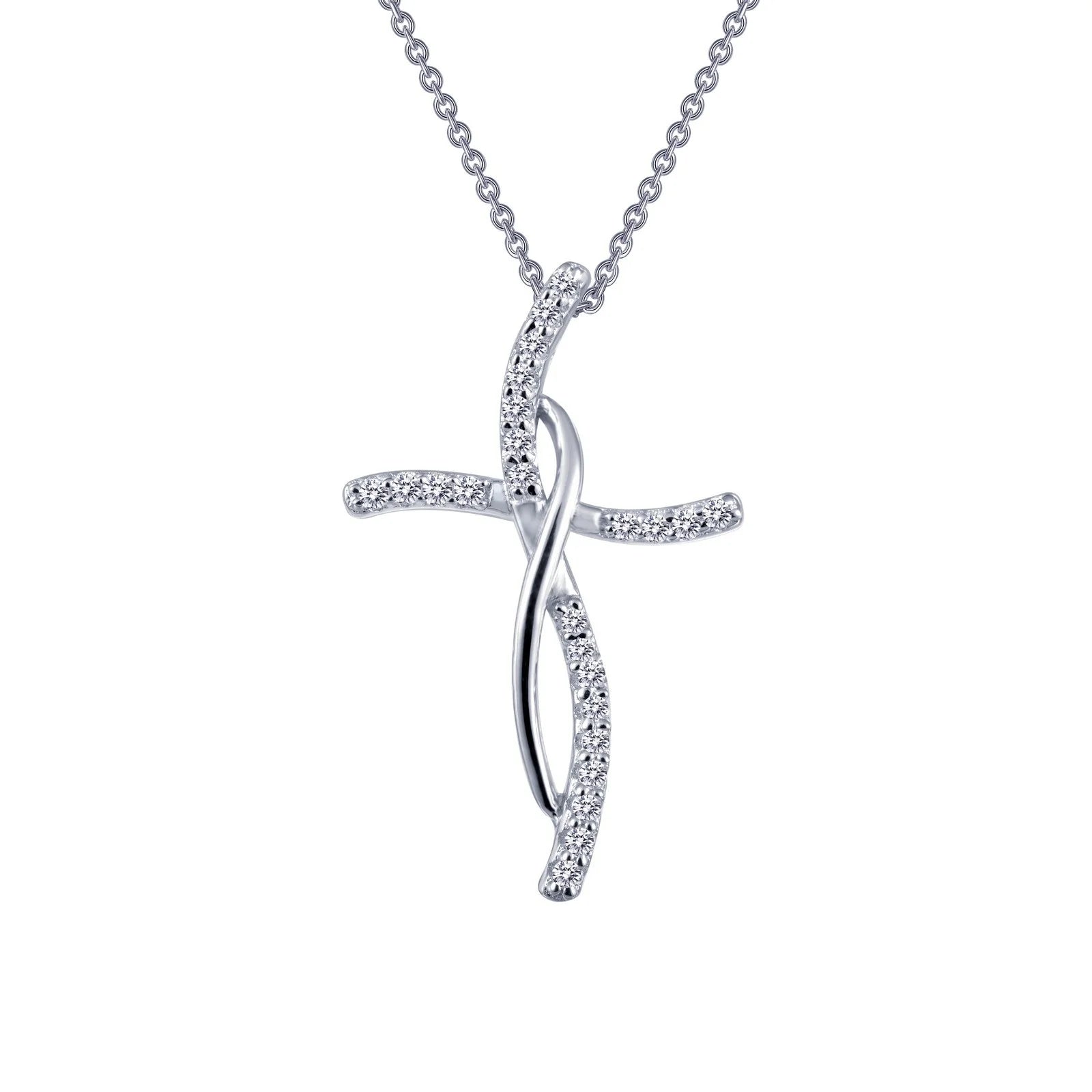 Cross Pendant Necklace 0.24ctw