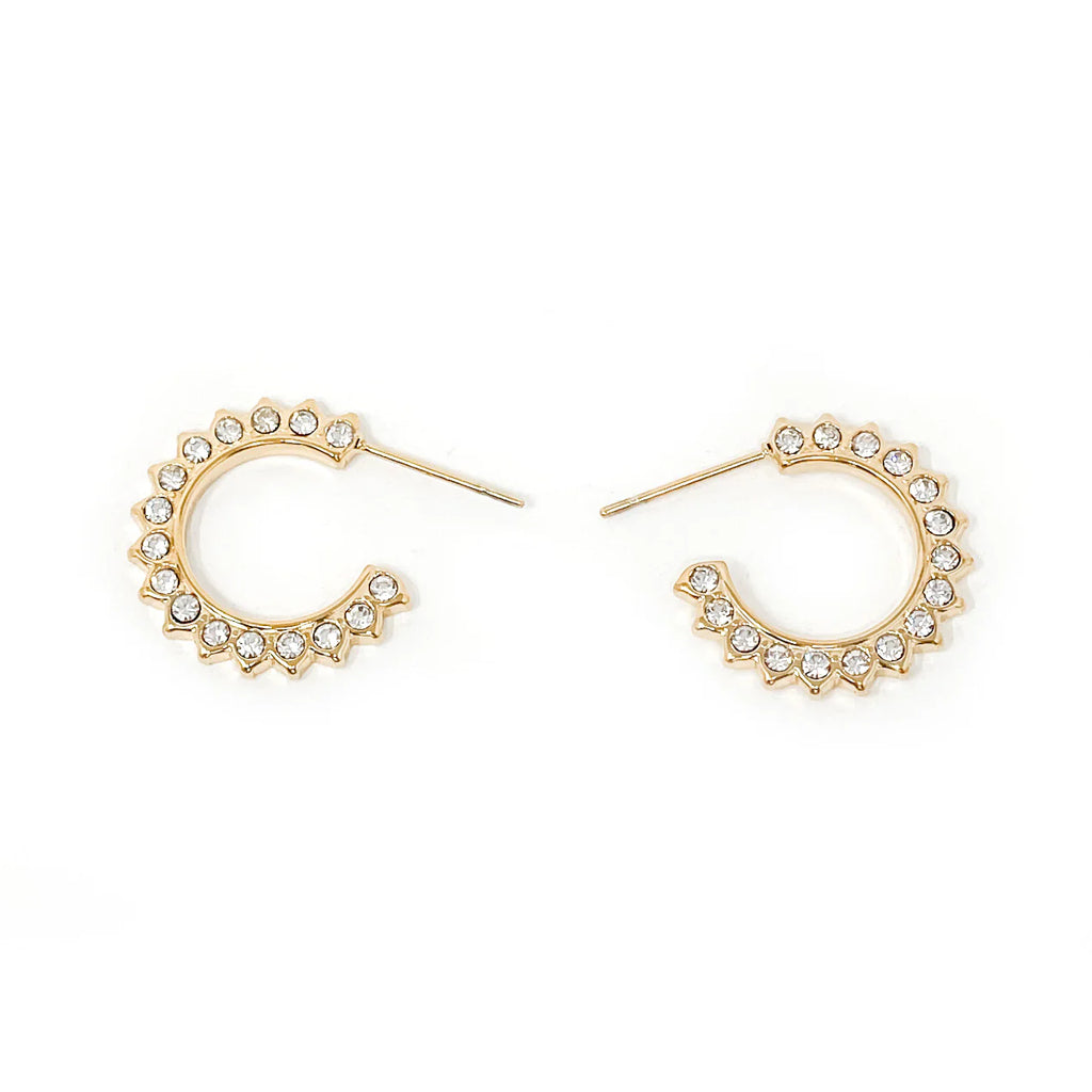 Crystal Small Hoops