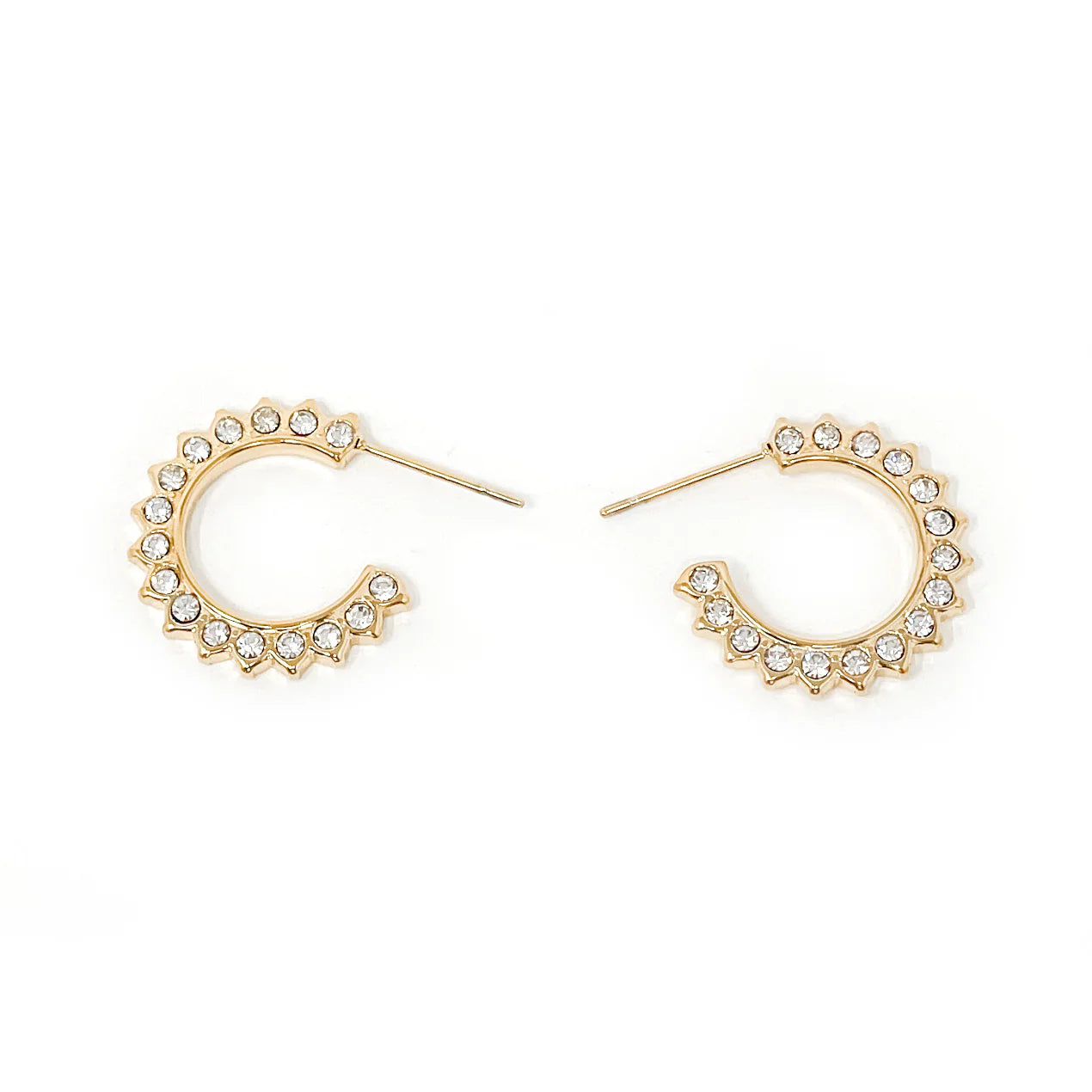 Crystal Small Hoops