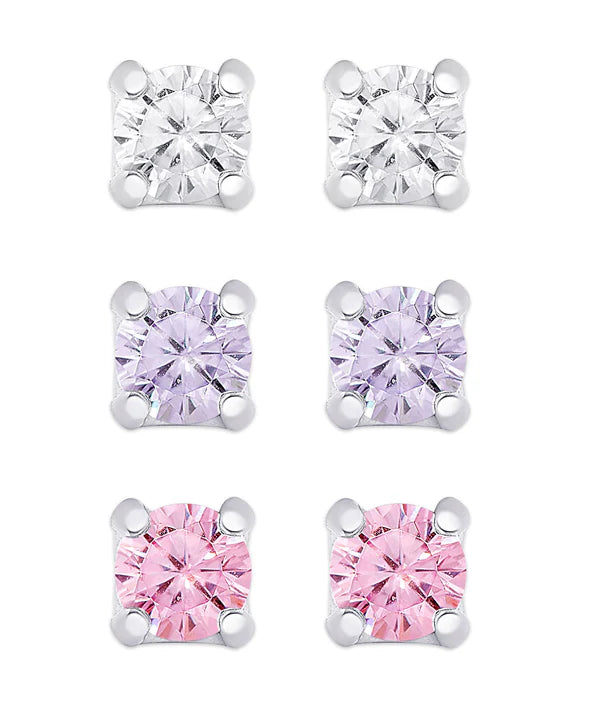 Lily Nily | CZ Studs Set in Sterling Silver
