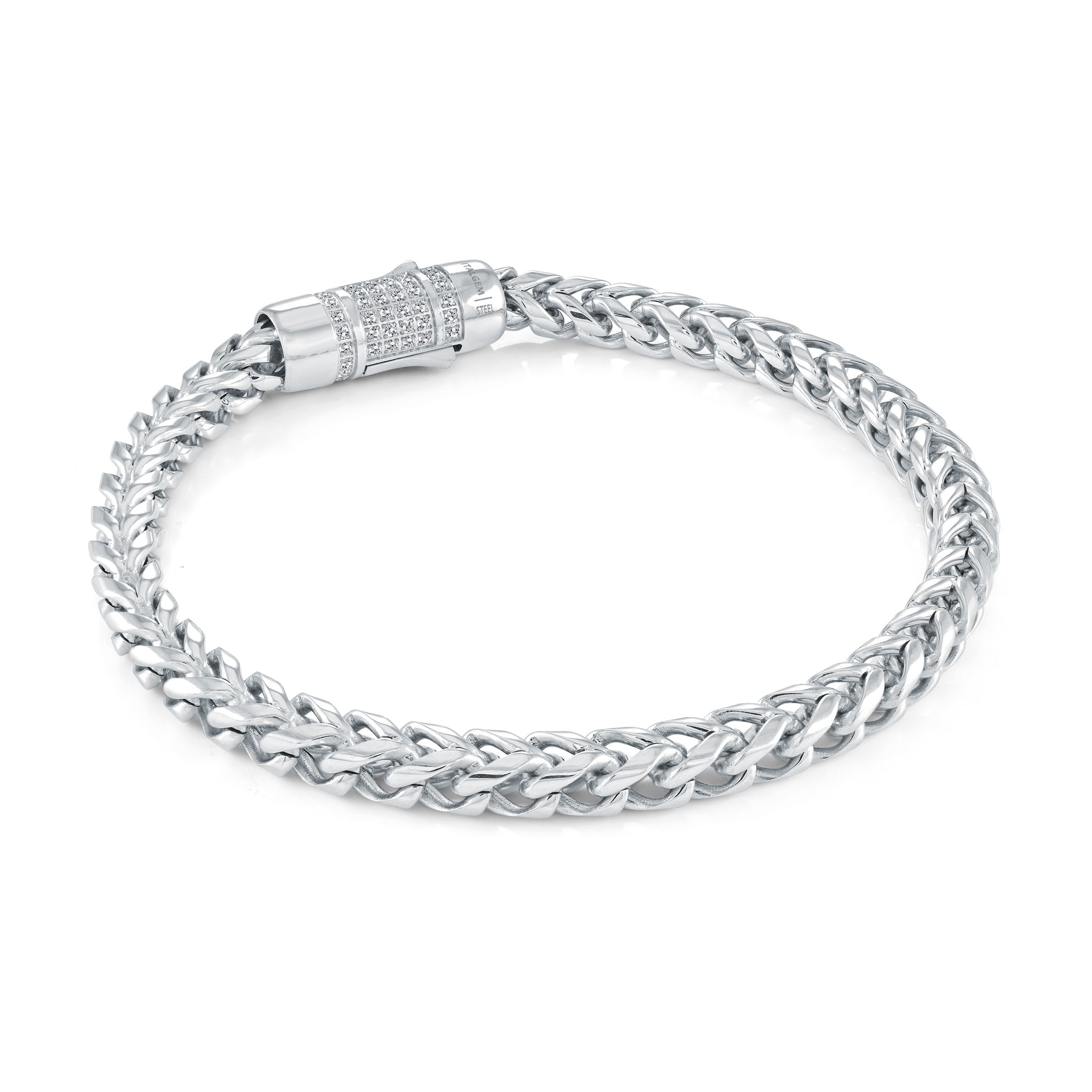 Italgem | 6mm Franco Studded Bracelet
