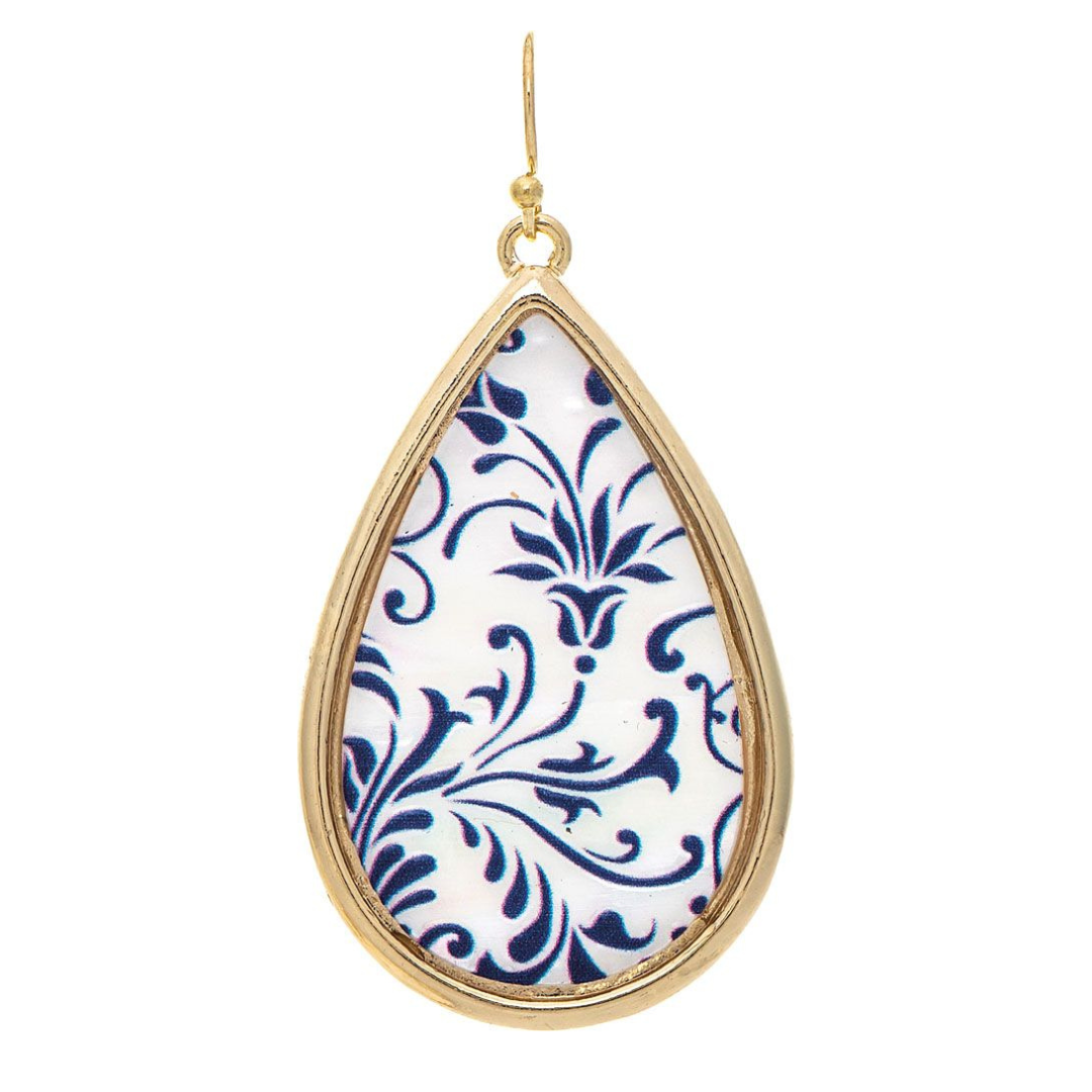 Rain Jewelry | Floral Overlay Earrings