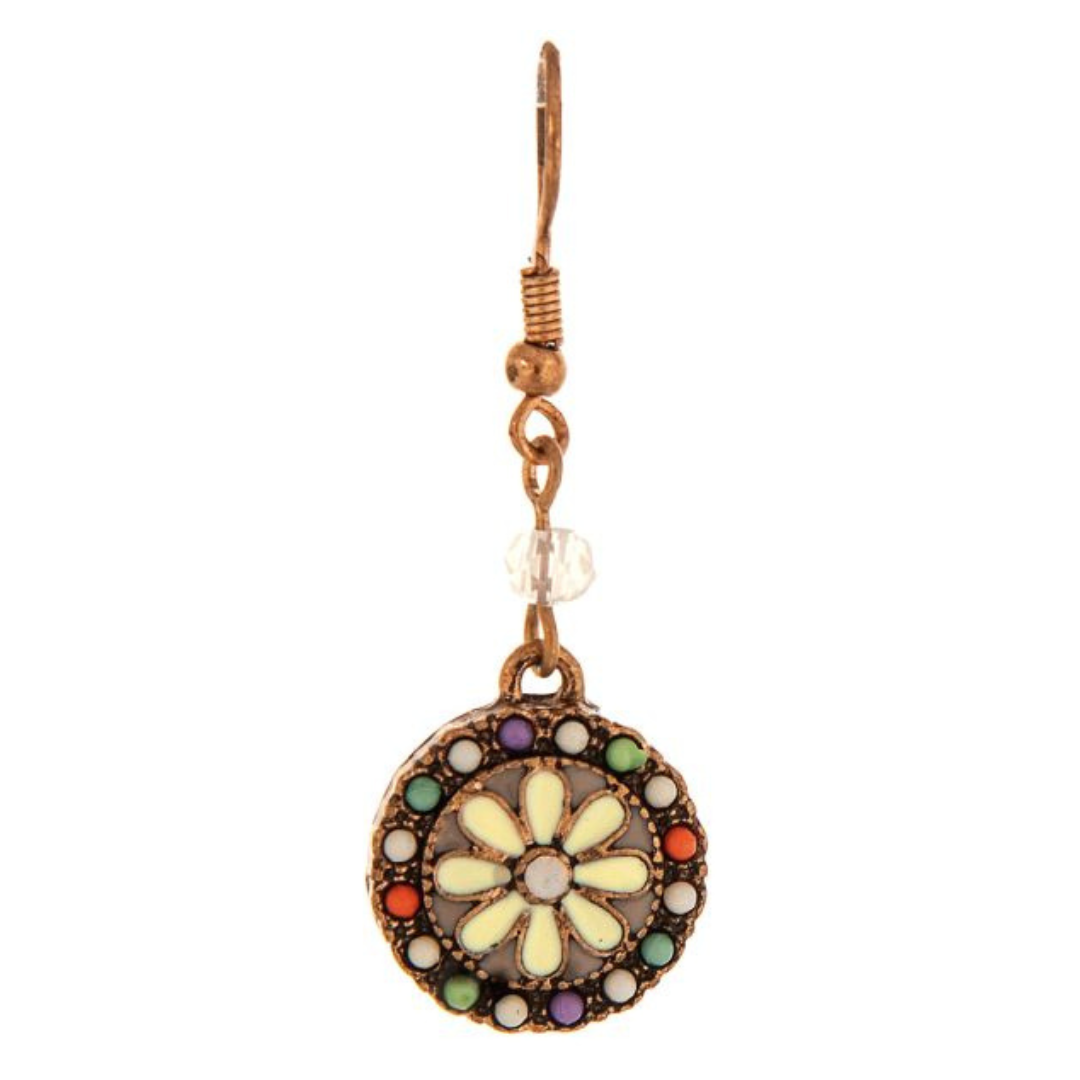Rain Jewelry | Flower Wheel Earrings