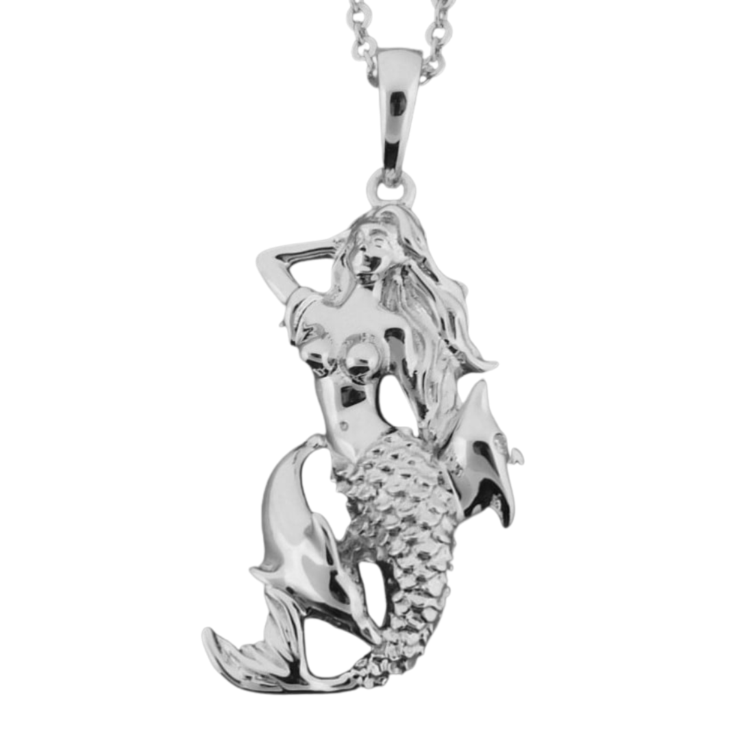 Alamea | Sterling Silver Mermaid Pendant