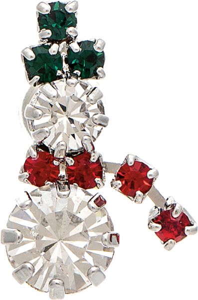 Rain Jewelry | Crystal Snowman Post Earring