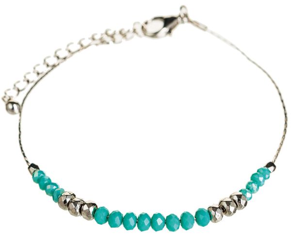Rain Jewelry | Silver Turquoise Anklet