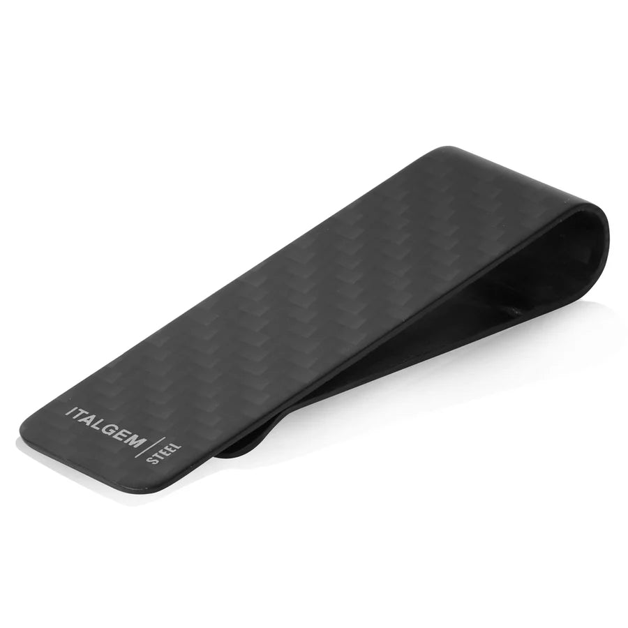 Italgem | Small Black Money Clip