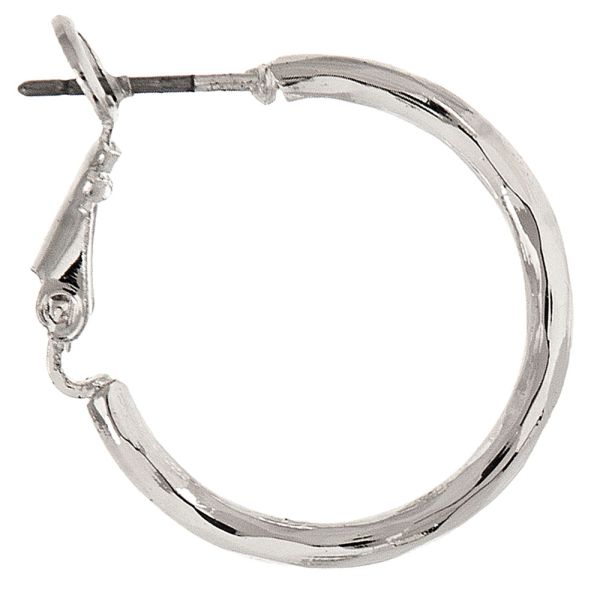 Rain Jewelry | Small Hammered Hoop