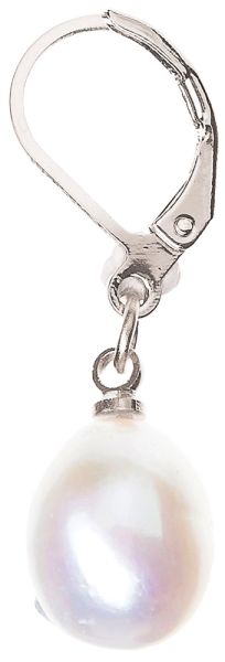 Rain Jewelry | Silver Pearl Earring