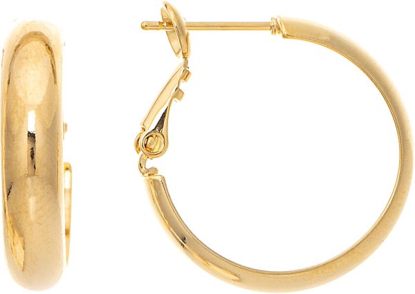 Rain Jewelry | Half Round Wire 3/4" Hypoallergenic Pin Catch Earring