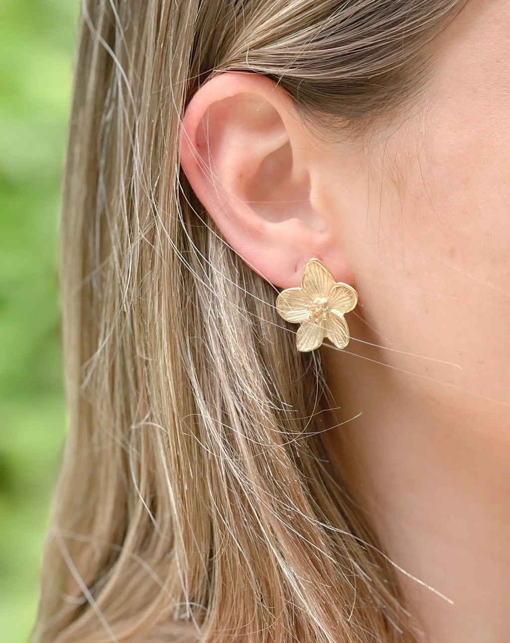 Large Flower Earrings